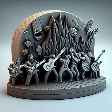 3D model Rock Band game (STL)